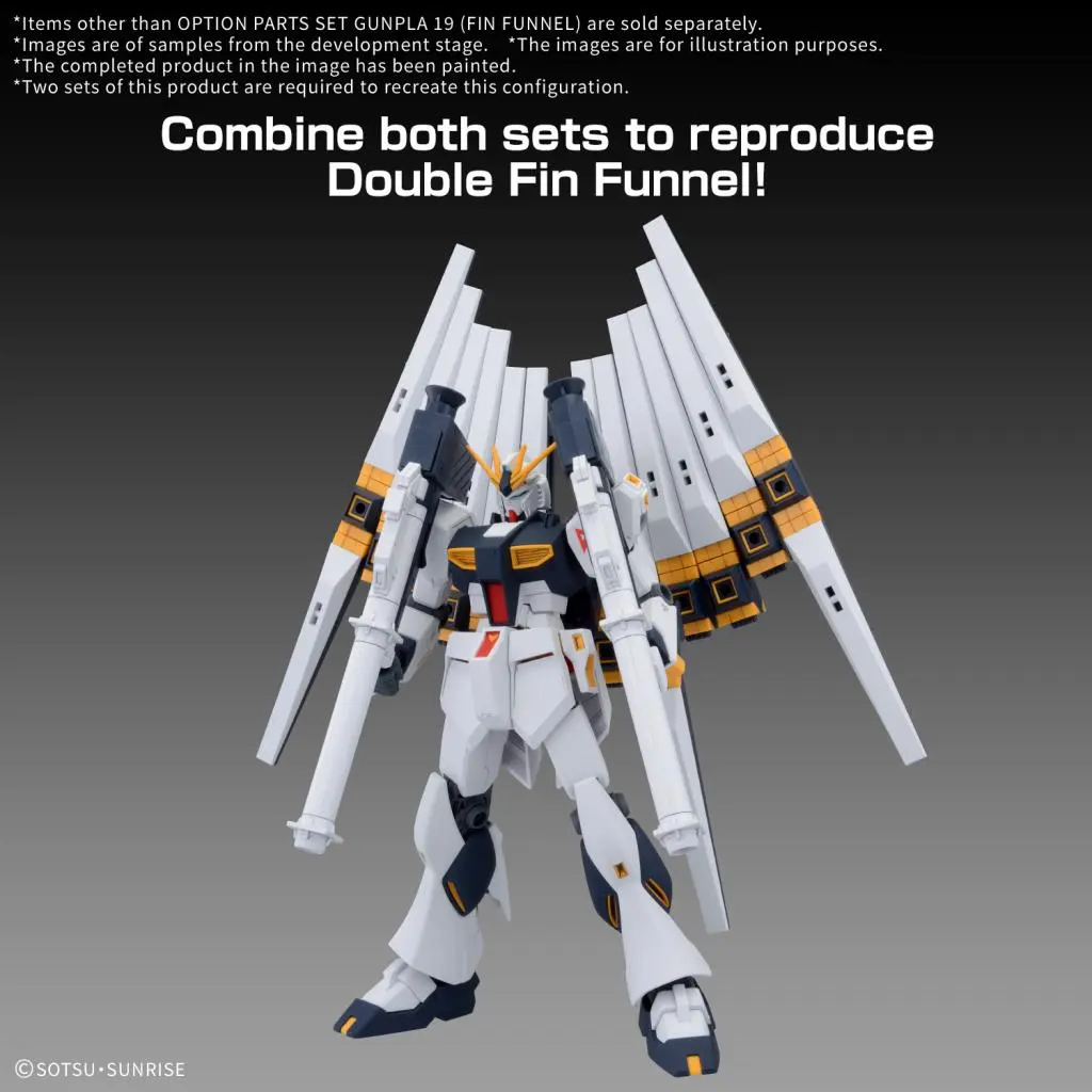 GUNDAM - Option Parts Set Gunpla 19 (Fin Funnel) - Model Kit